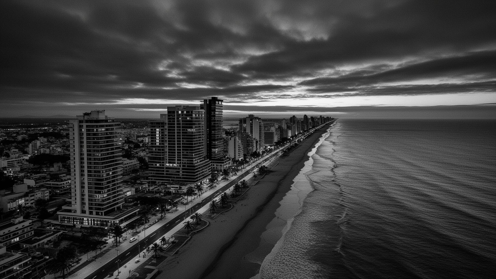 Punta del Este al atardecer
